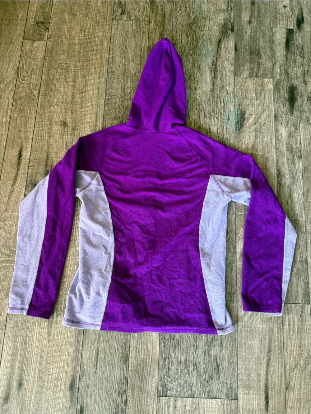The North Face Purple & Lavender Girls' Hooded Fleece Jacket - Picture 5 of 5